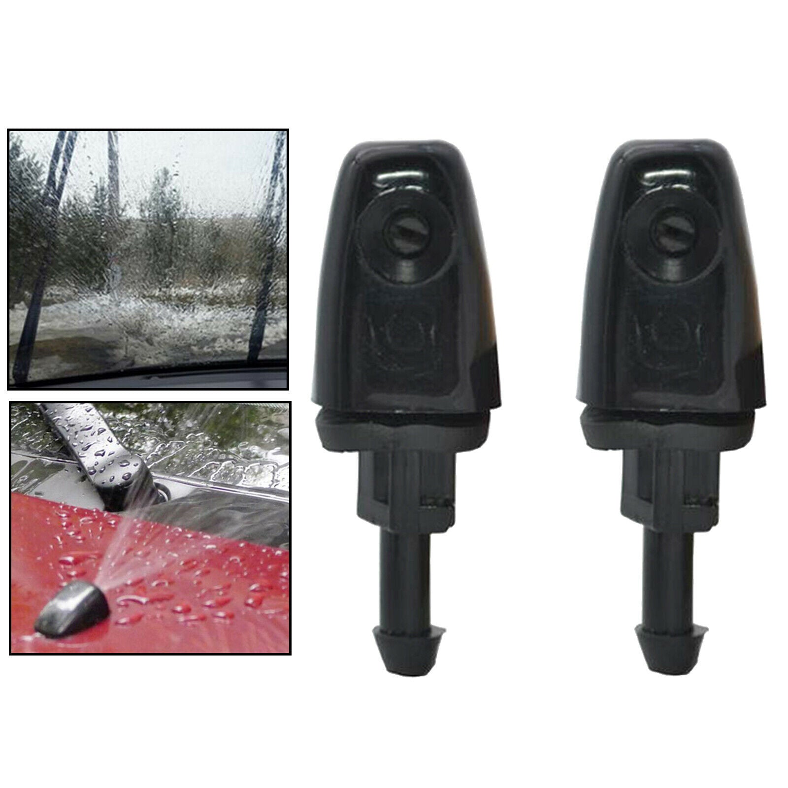 2x Car Parts Front Headlight Washer Nozzle Fits for Mazda 6 GG1 2005 2007
