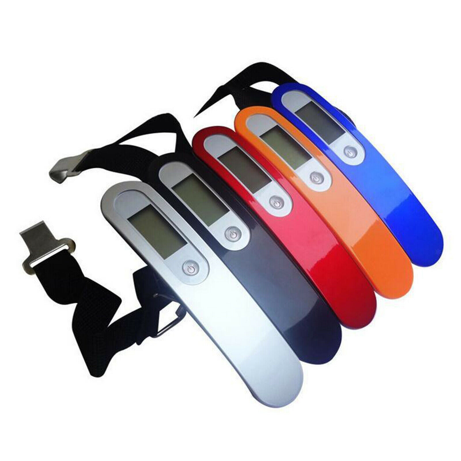 Travel Digital Luggage Scale Electronic Weighing 50kg with Hook Golden