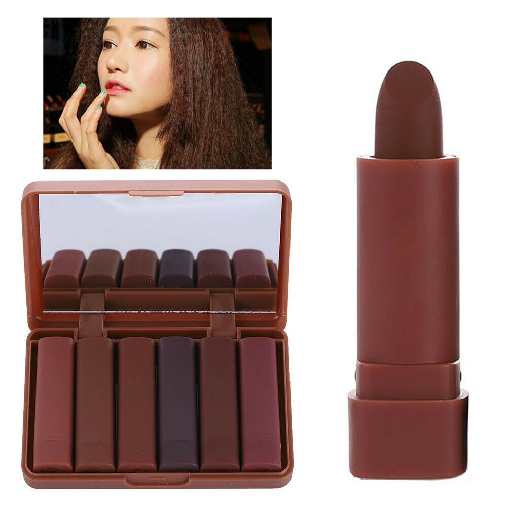Beauty Sexy 6PCS/ Matte Lip Gloss Sexy Liquid Lipstick Waterproof Long Lasting