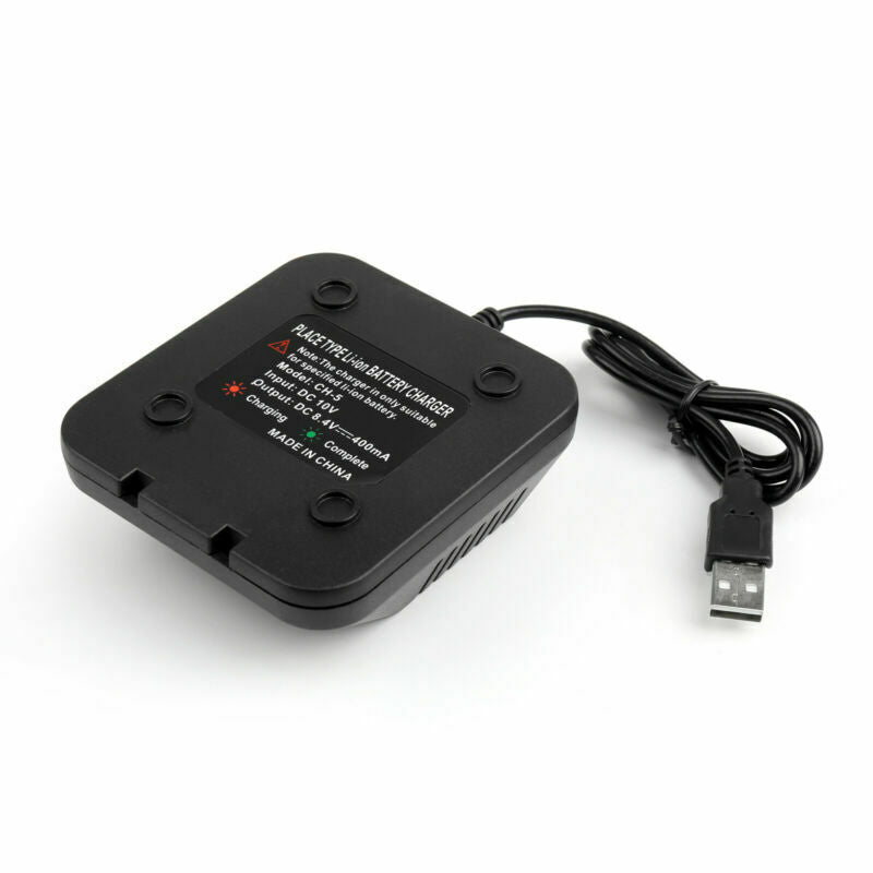 4XUSB Car Radio Battery Charger For BAOFENG BF-UV5R UV5RA UV5RB Two Way Radio