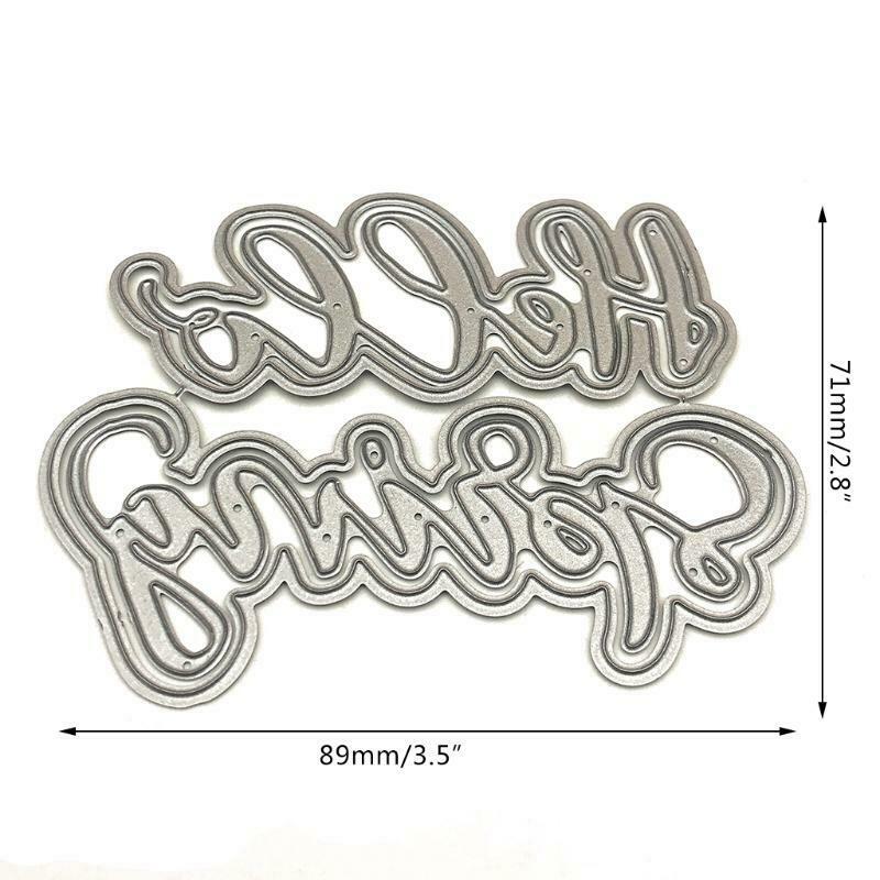 Happy Easter Metal Cutting Dies Stencil Scrapbooking DIY Album Stamp Paper Card