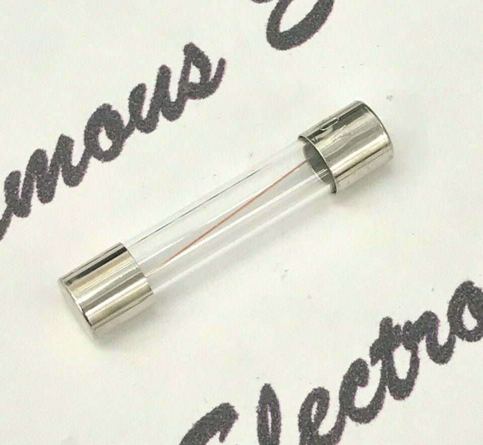 2pcs - Feinsicherungen F 6.3A (6,3A) 60V 6.3x32mm Quick-acting Glass Fuse FSP