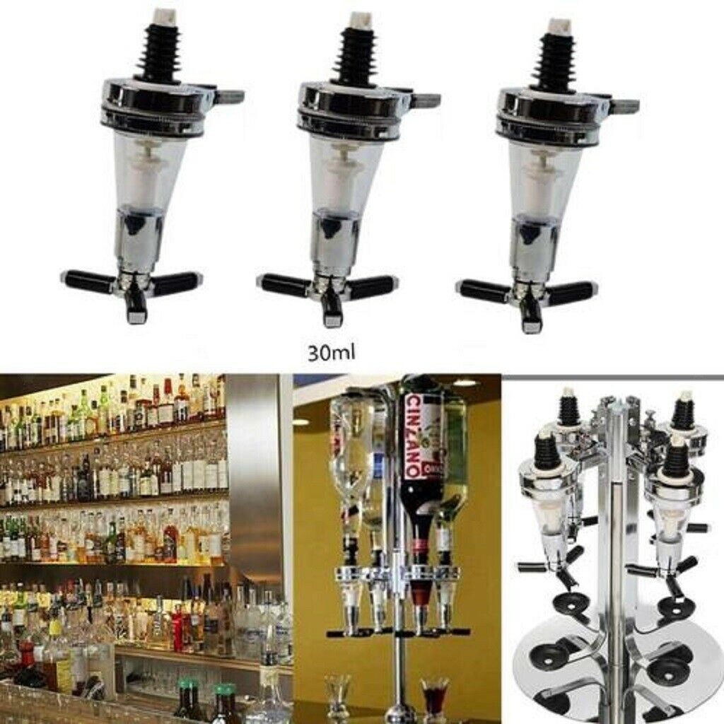 30ml Wall Mounted Bar Butler Wine Beer Liquor Spirit Shot Dispenser Bottles