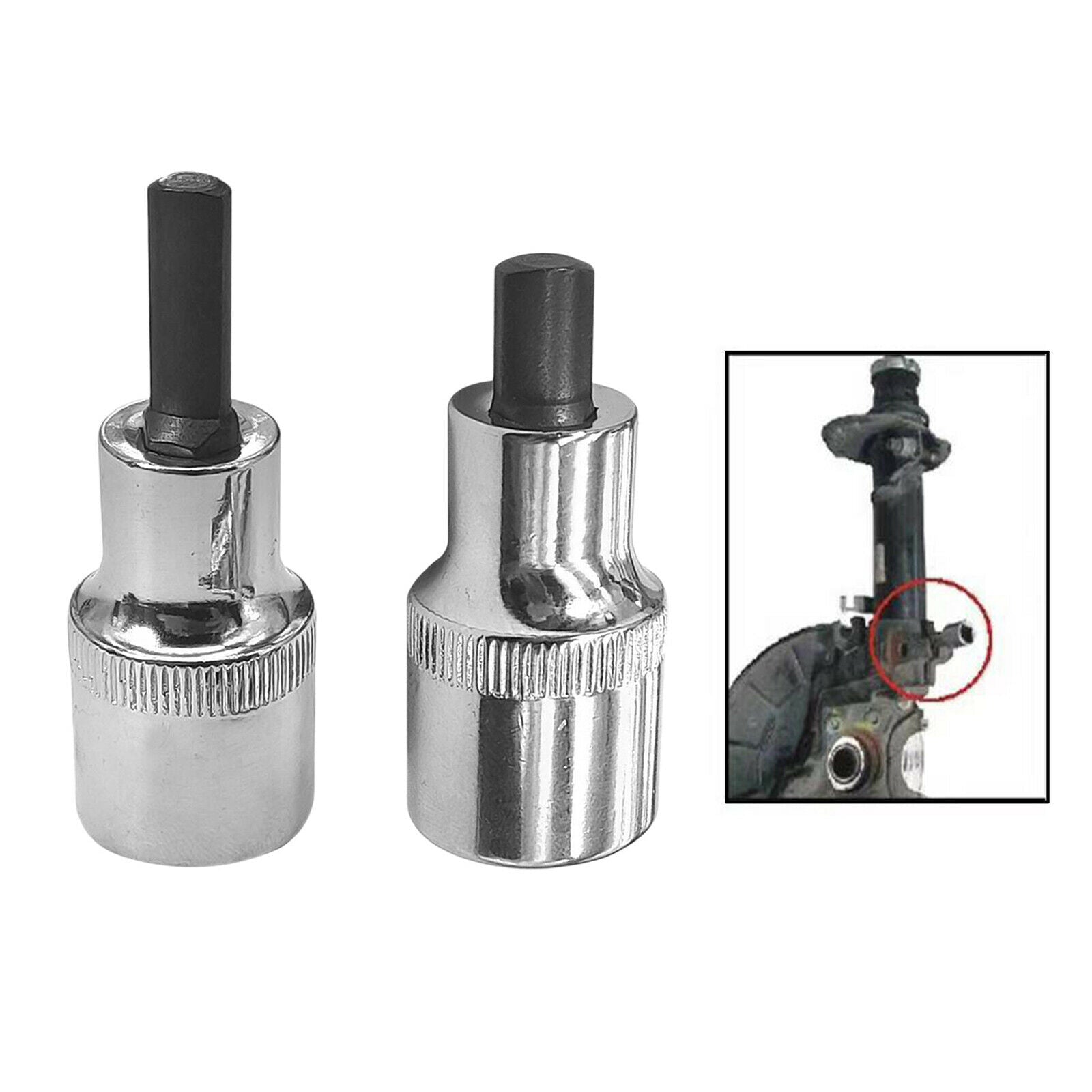 2PCS Strut Spreader Socket Bit Tool for Audi Ford Volkswagen Auto Accessory