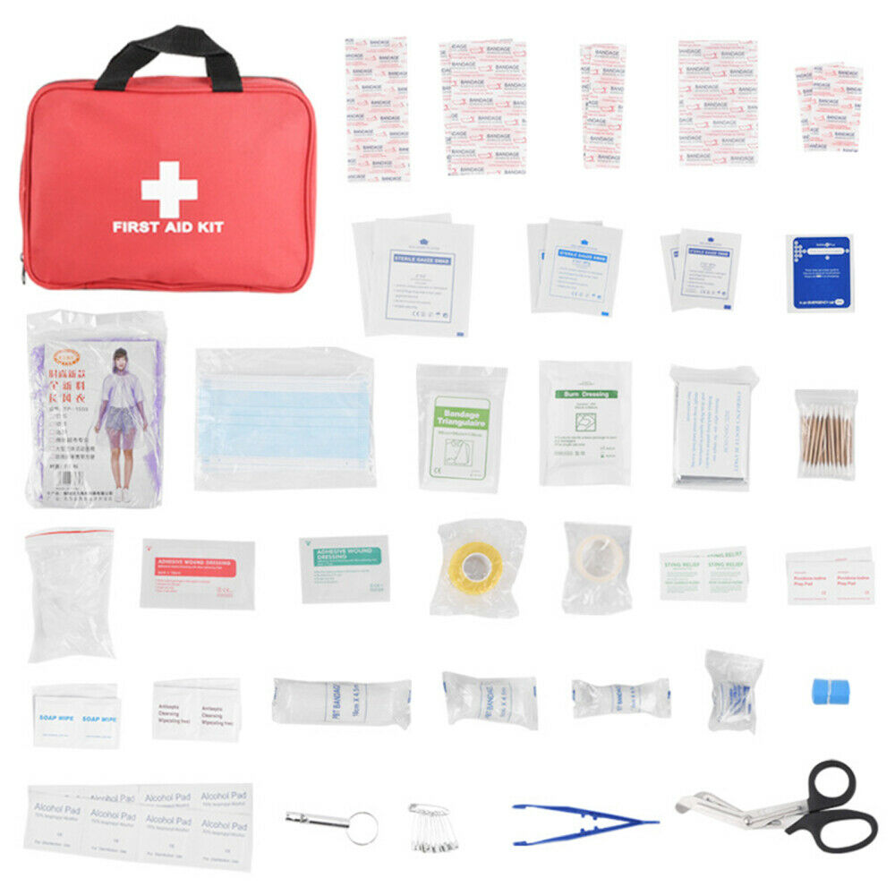 First Aid Kit 35 Categories 280pc First Aid Supplies Portable Emergency Survival