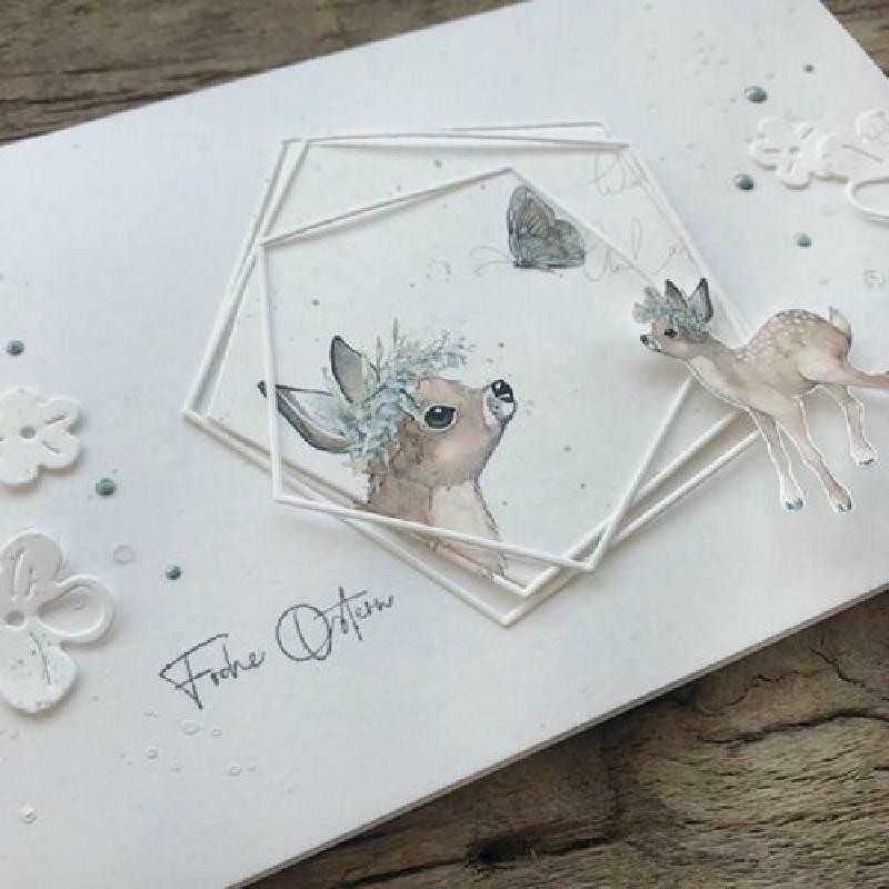 Polygon Frame Metal Cutting Dies Embossing Stencil DIY Scrapbooking Paper Card