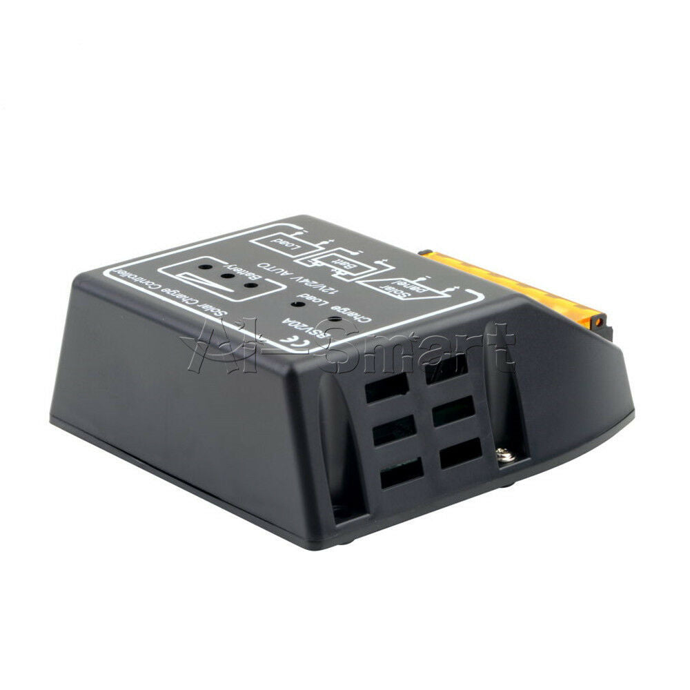 20A 12V/24V Solar Panel Charge Battery Regulator Safe Protection Controller