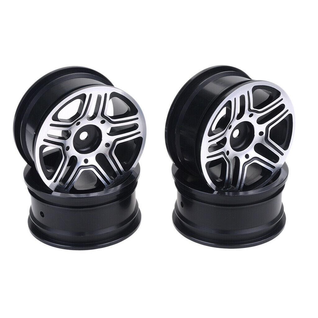 4pcs 1.9" Heavy Duty Metal Wheel Rim Hub 1/10 RC Crawler for Axial TRX4 D90