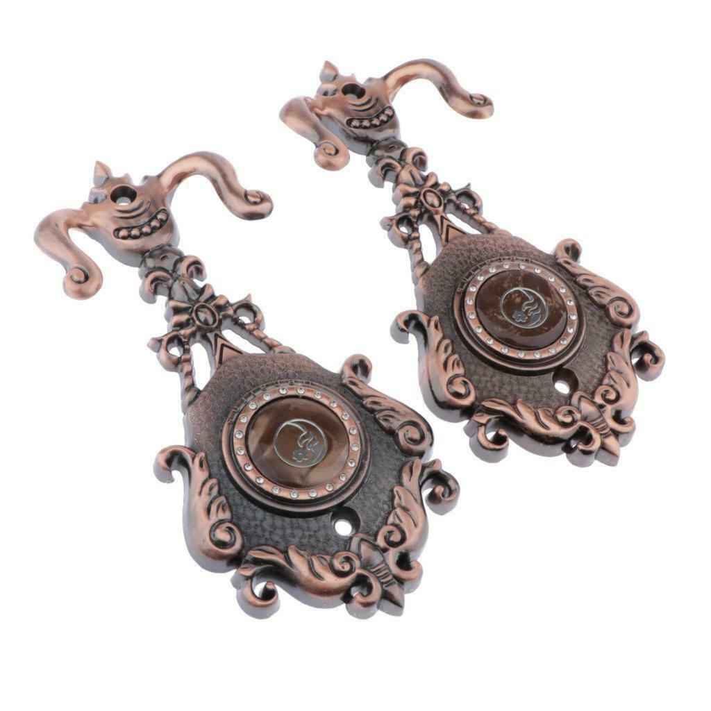 2x Luxury Curtain Tieback Hooks European Style Drapery Holder Hanger Copper