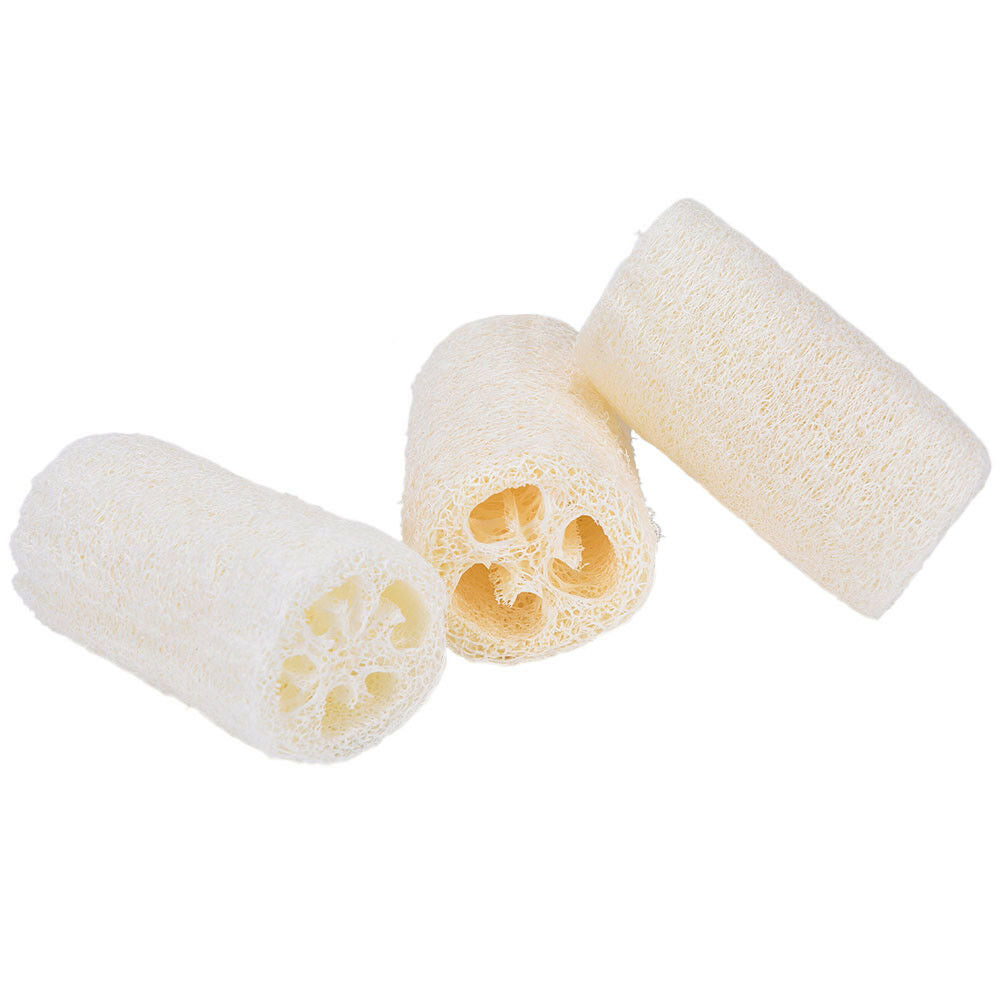 Natural Loofah Luffa Bath Shower Wash Body Pot Bowl Sponge Scrubbe.l8