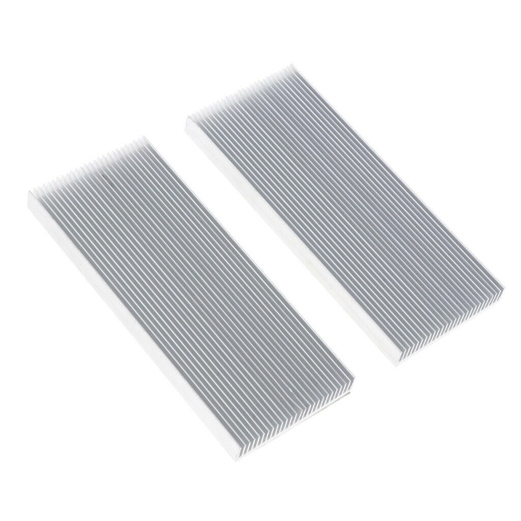 2x IC Cooling Fan Heatsink Accessory Kit Cooler Fin for LED Light 100x41x8mm