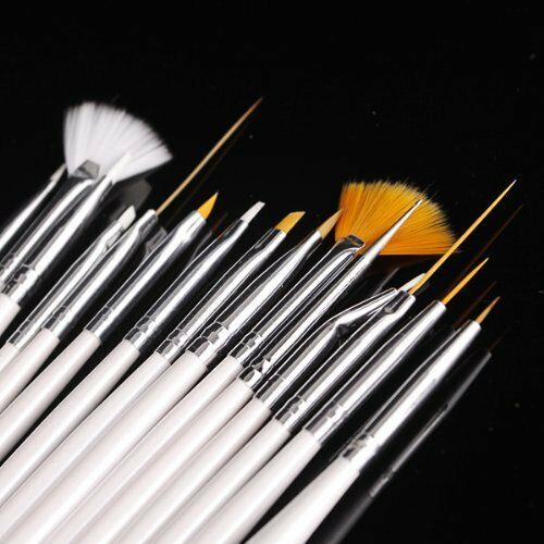 15pcs Nail Art Gel Design Pen PaInting Polish Brush Dotting Drawing Tool Set