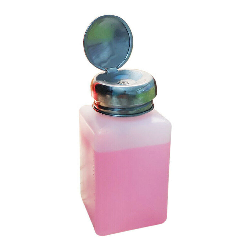 4x One-touch Makeup Remover Press Bottle Alcohol Acetone Liquid Dispenser