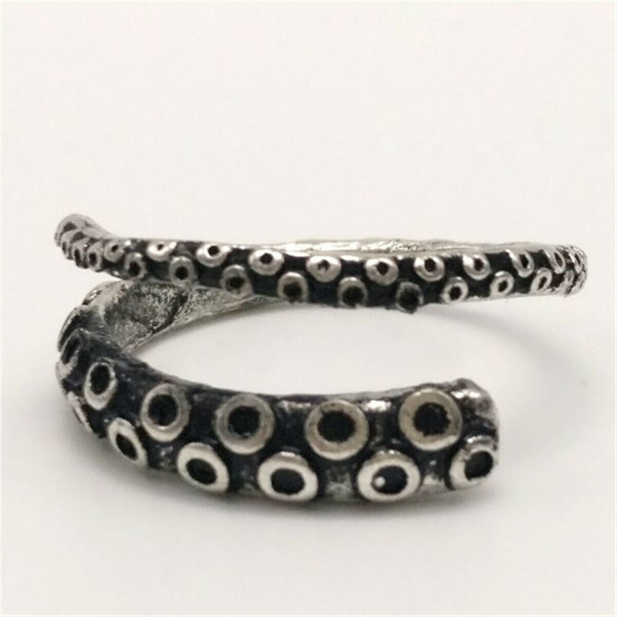 Retro Punk Octopus Open Tentacle Ring Nautical Sea Squid Gothic Witch Warlock