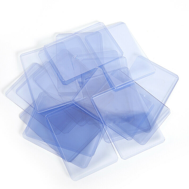 1pc Simple Transparent Plastic Name Card Cover Bank Card Holder Name Card Co KX