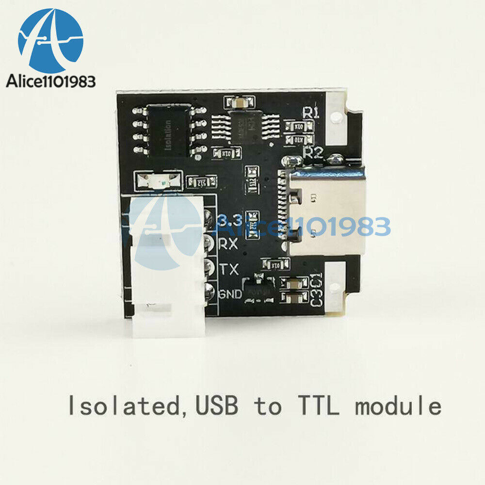 USB-C to Serial Port UART Board Isolated USB to TTL Module TYPE-C Download