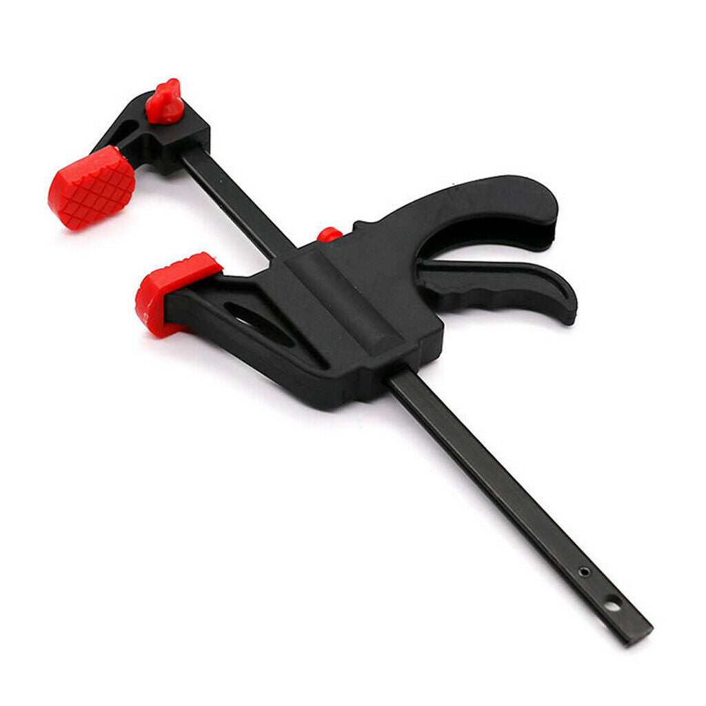 Plastic 4'' Wood Bar Clamp Ratchet Release Squeeze Clamps Carpentry Tools
