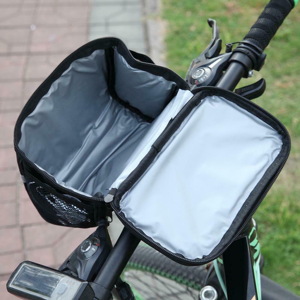 Touch Screen MTB Road Bike Bicycle Front Tube Handlebar Bag Phone Pouch @