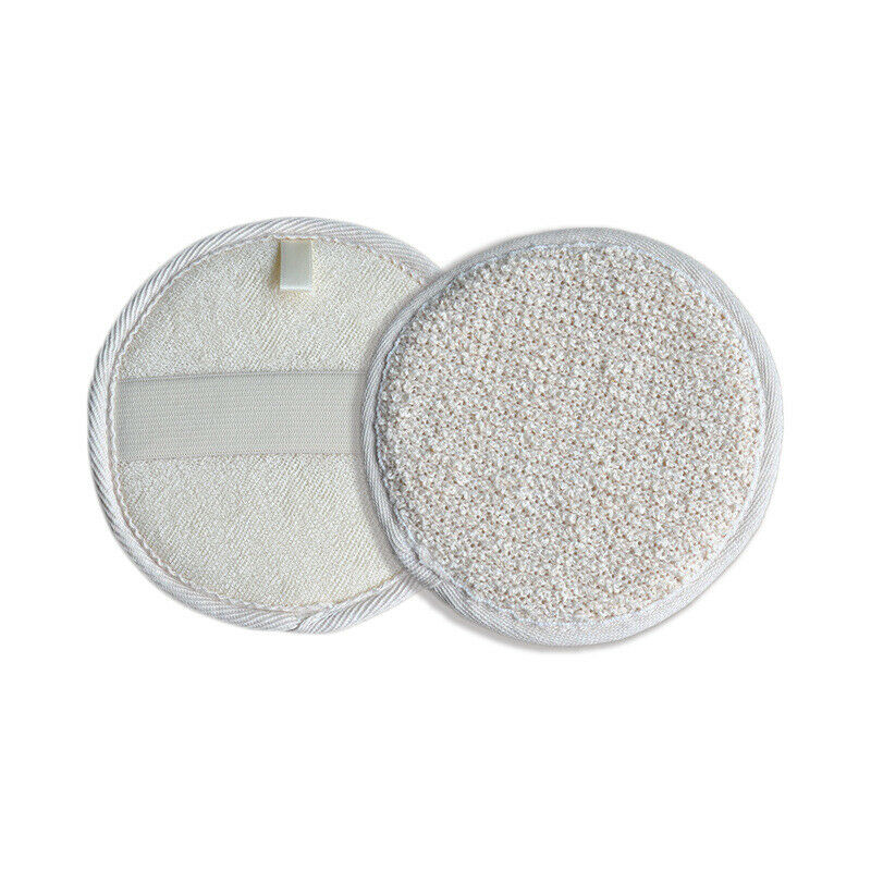 3PCS Natural Linen Body Scrubber Exfoliator Skin Brush for Bath Shower Spa UK