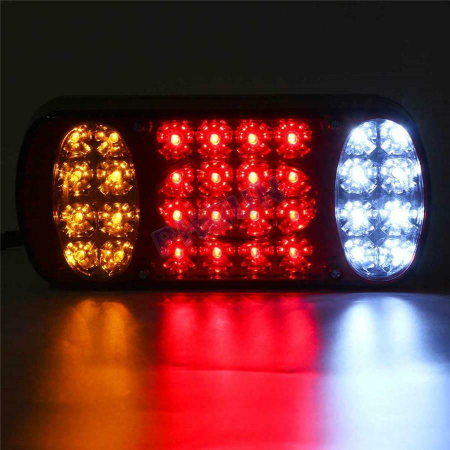 1x Truck Trailer Van Caravan LED Rear Stop Light Tail Brake Lamp 12V Universal