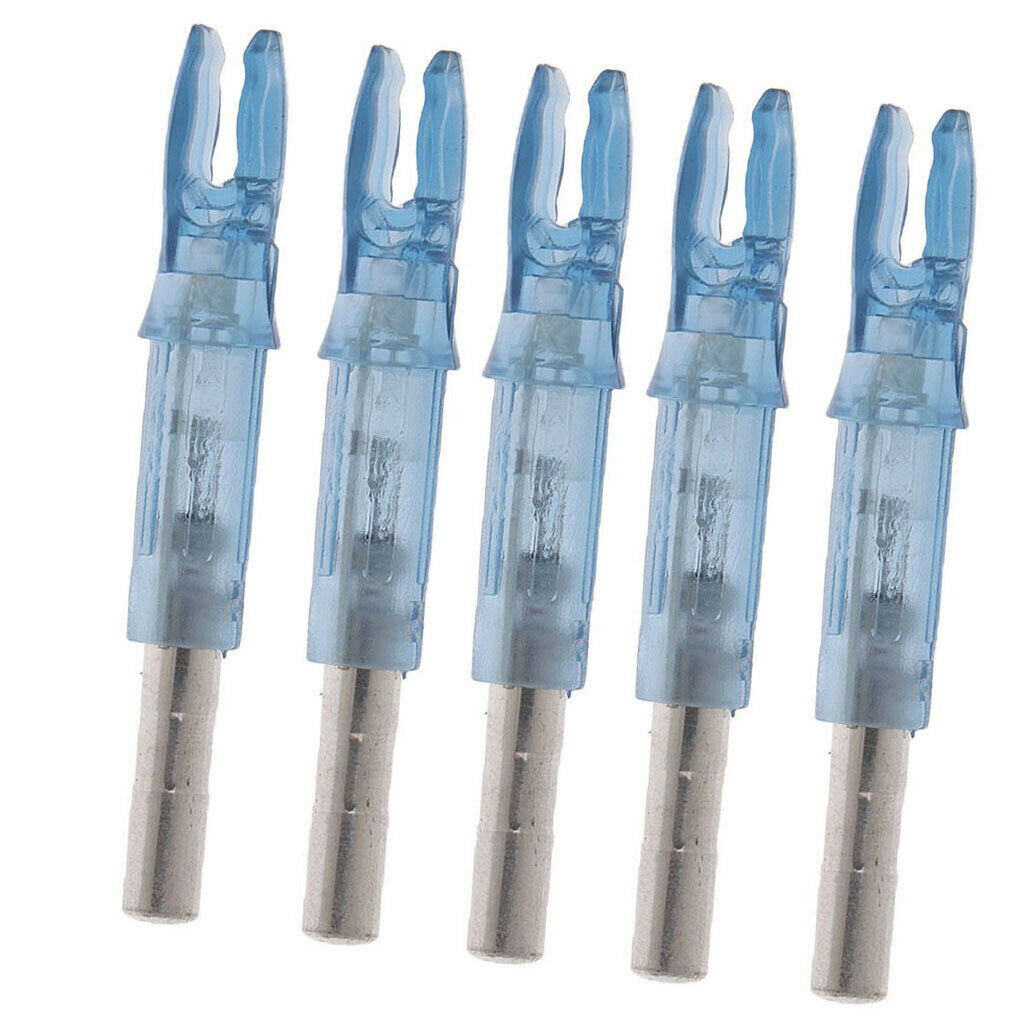 luminous illuminated nocktail arrow nock hunting suitable for 6.2mm