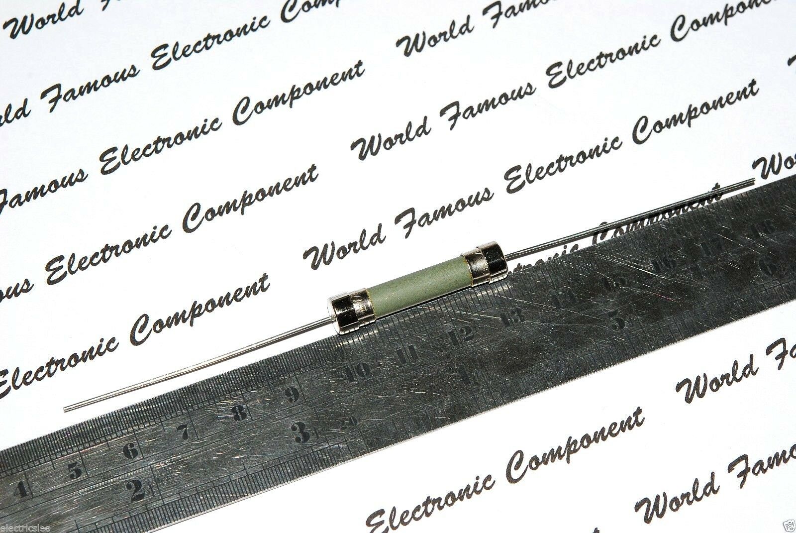 2pcs - BUSSMANN ABC-12 12A 6.3x32mm Black Pigtail Ceramic Fuse