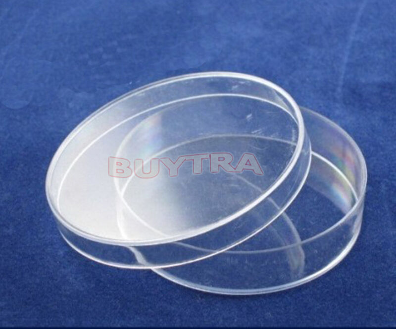 10X Sterile Plastic Petri Dishes For LB Plate Bacteria 55x15m Tt