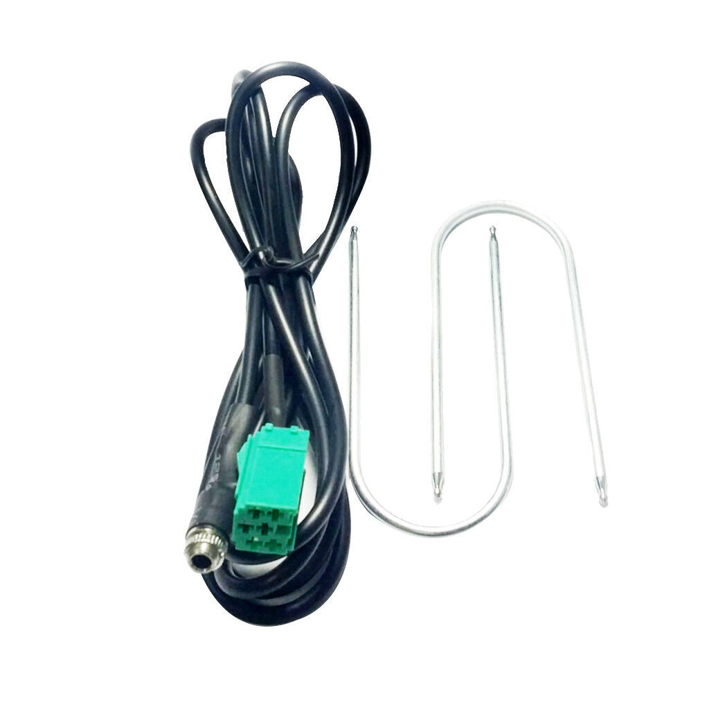 Car Audio Mini ISO 8 Pin 3.5MM Female Connector Adpater Cable for