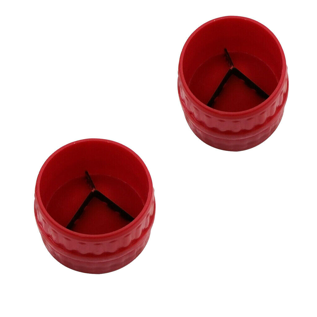 2x Inner Outer Reamer 3/16" to 1-1/2" PVC Pipe Chamfer Tool for Burr Remover