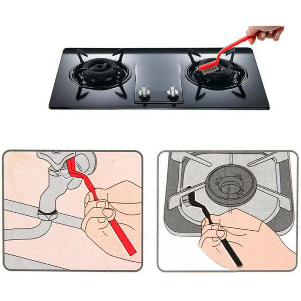 3Pc/Set Gas Cooker Pans Households Cleaner Gas Range Burner Brush Pot Hea.l8