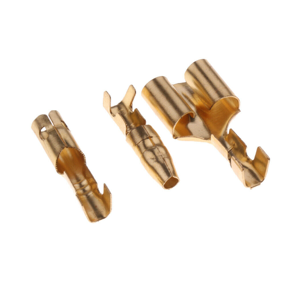 40x 3.9mm Motorcycle Insulation Wire Connector Terminals Male Female
