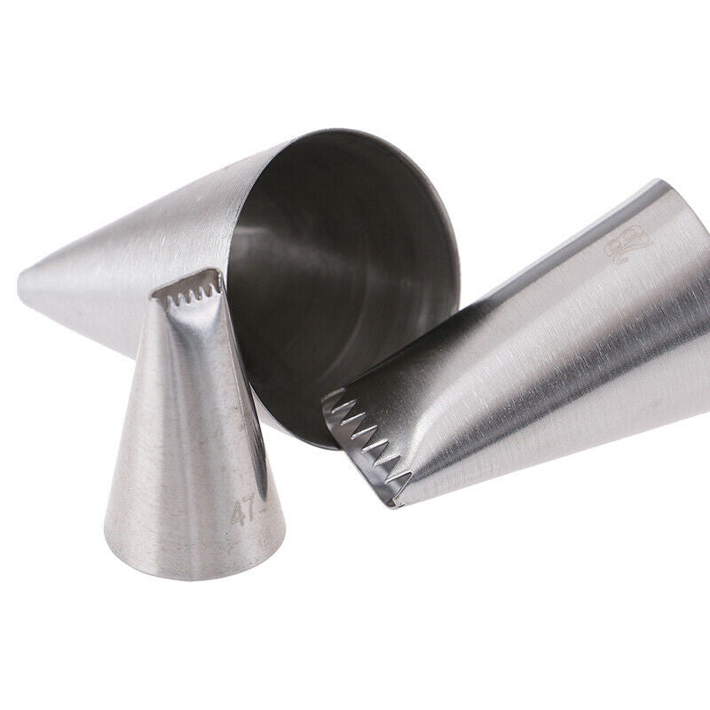 3pcs Basket Weave Tips Icing Piping Nozzle Tips Stainless Steel Tube NozzleCISJ