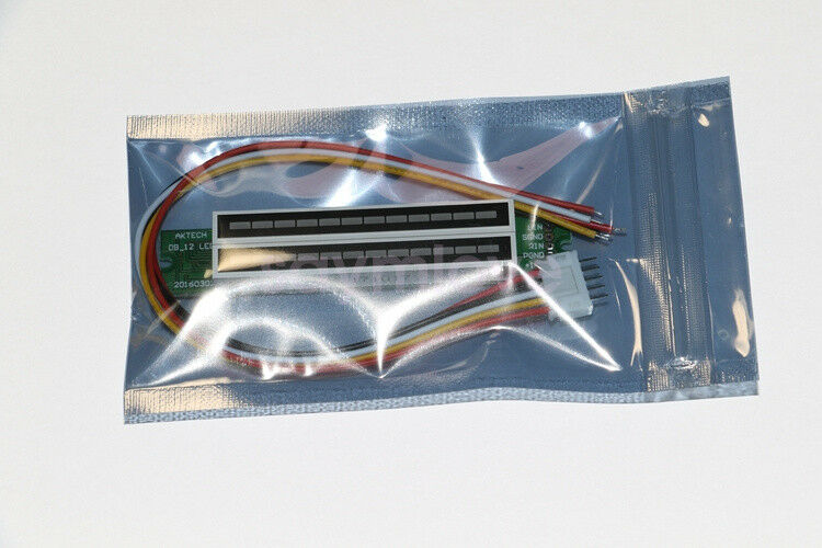 New Dual 12 LED Level Indicator VU Meter Music Sound Audio Display Analyzer