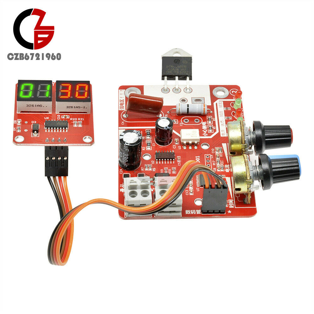 100A Digital LCD Spot Welder Machine Controller Time Current Control Board