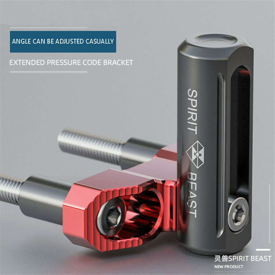 Motorcycle Cafer Race Spotlights Phone Navigation  Holder Extension Backet