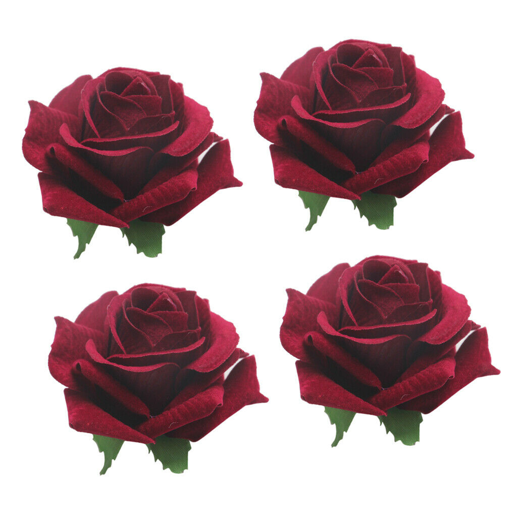 40set Artfifical Flower Bridal Hand Flower Corsgae Flower Sewing Craft Decor