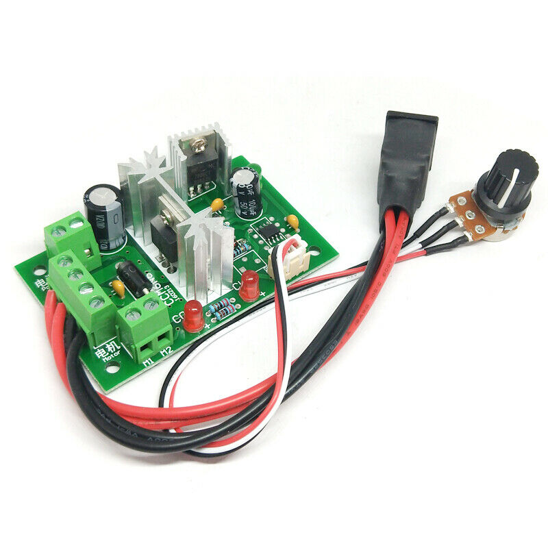 6V 12V 24V 10A PWM DC Motor Speed Controller Reversible CW CCW Regulator SwiBDA