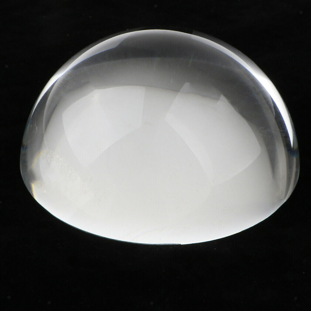 80mm Half Sphere Paperweight Crystal Glass Ball Home Decoration