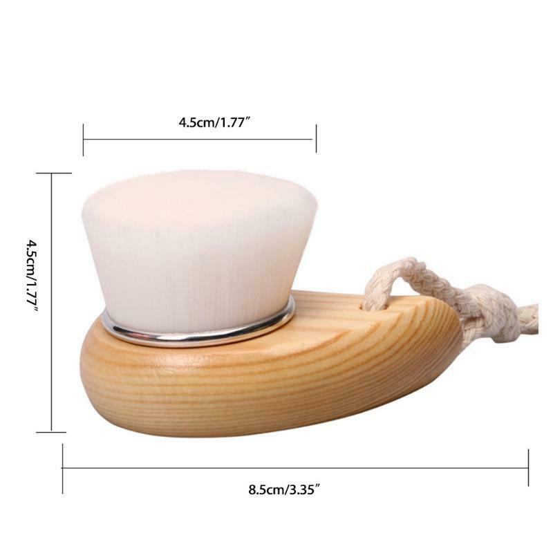 Cleansing Facial Brush Soft Bristle Face Cleaning Beauty Brushes for Women Girls