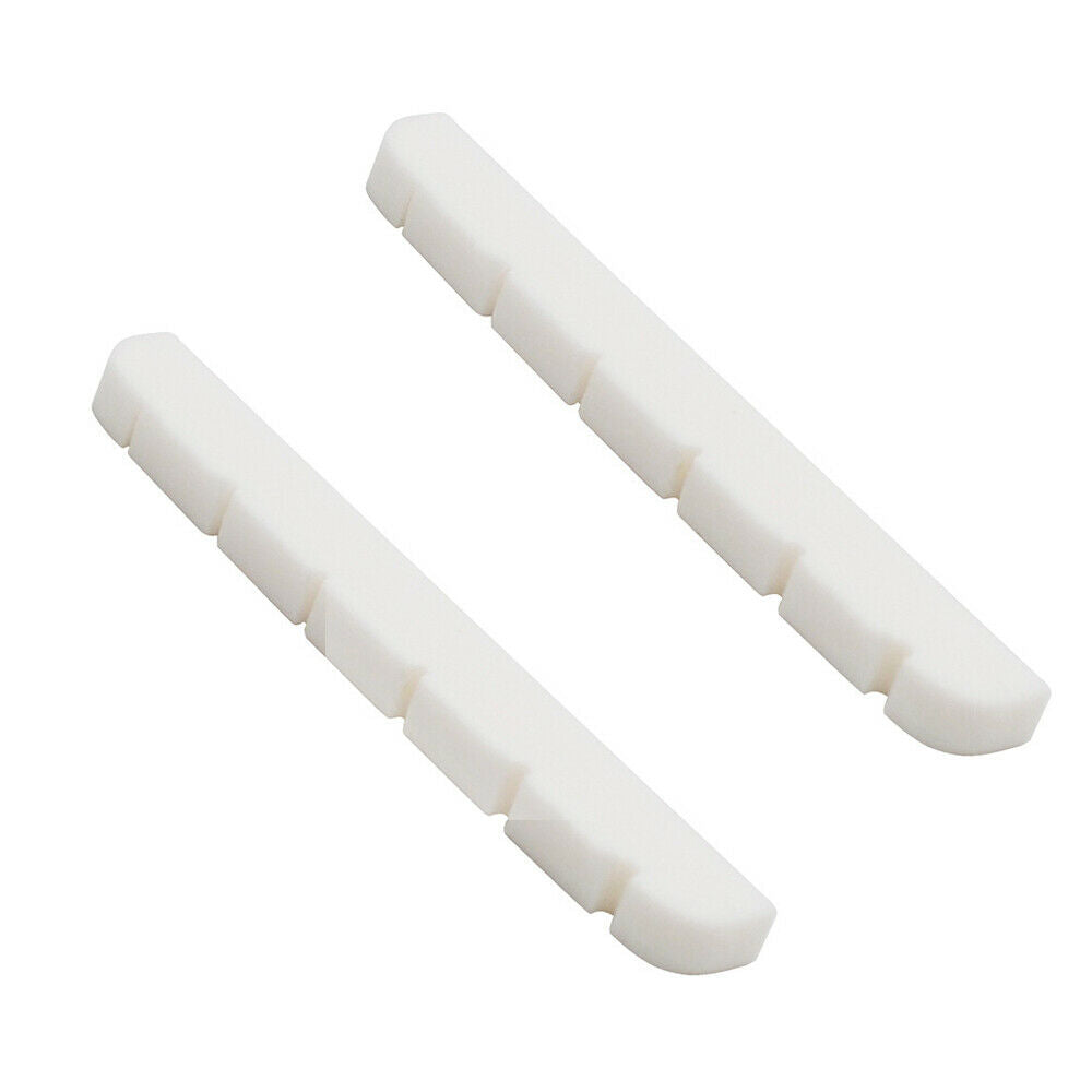 2x Durable Compact Bone Nut 42 mm for Electric Guitar Strat Stratocaster Tele