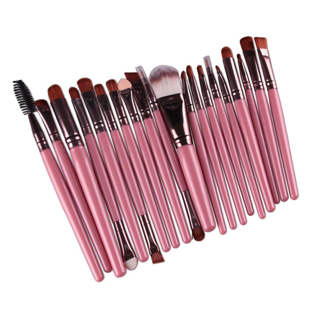 20Pcs Professional Makeup Brush Set Cosmetic Brushes for Blending Eye Shadow