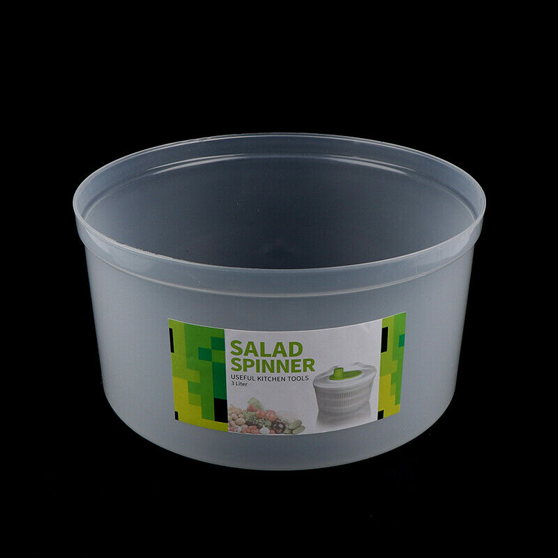 Plastic Large Salad Spinner Leaf Dryer Lettuce Veg Drainer Dressing Herb WatBDA