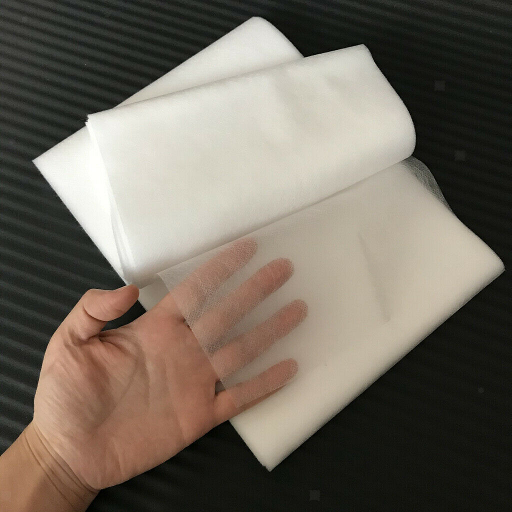 4x Soft Polypropylene 5M 17.5cm Width Non-Woven Fusible Fabric DIY Material
