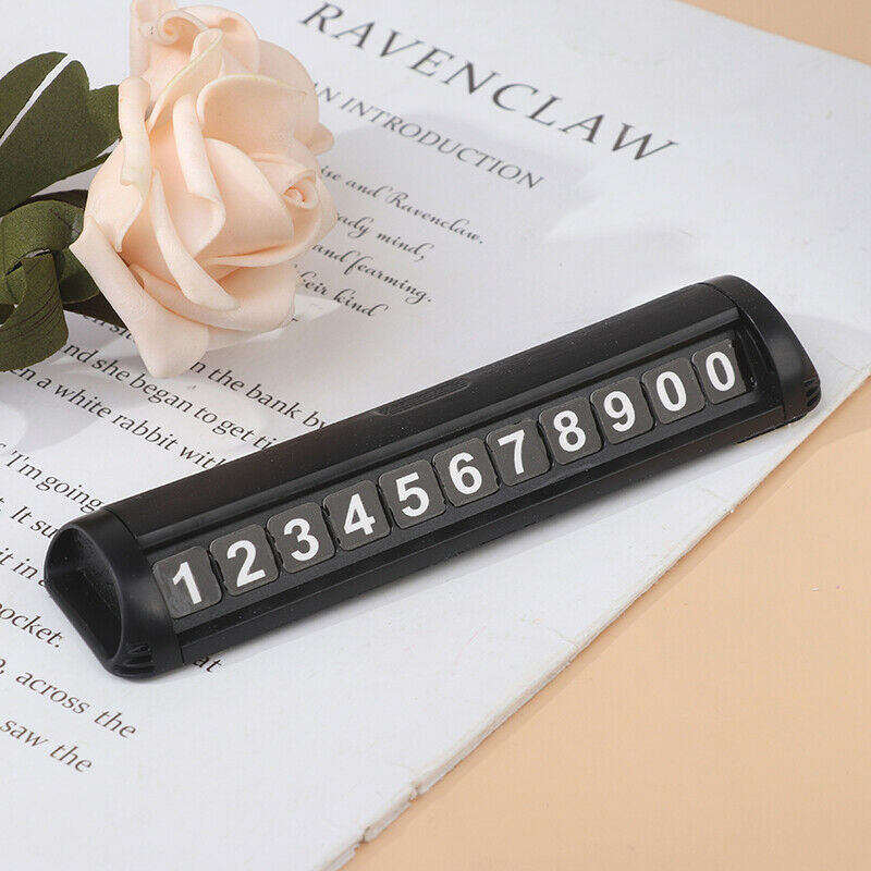 Temporary Sign Temporary Car Parking Card Phone Number Card Plate Hidden .l8