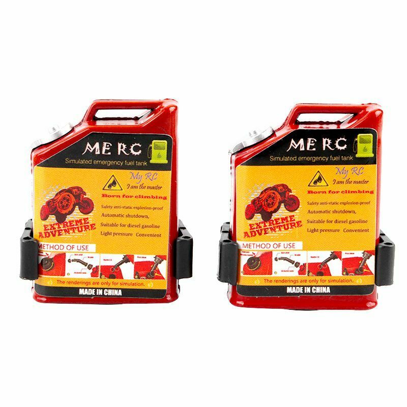2 Pcs 1/10 Scale Rc Cler Accessory Mini Fuel Tank For Tamiya D90 Axial Wraith G1