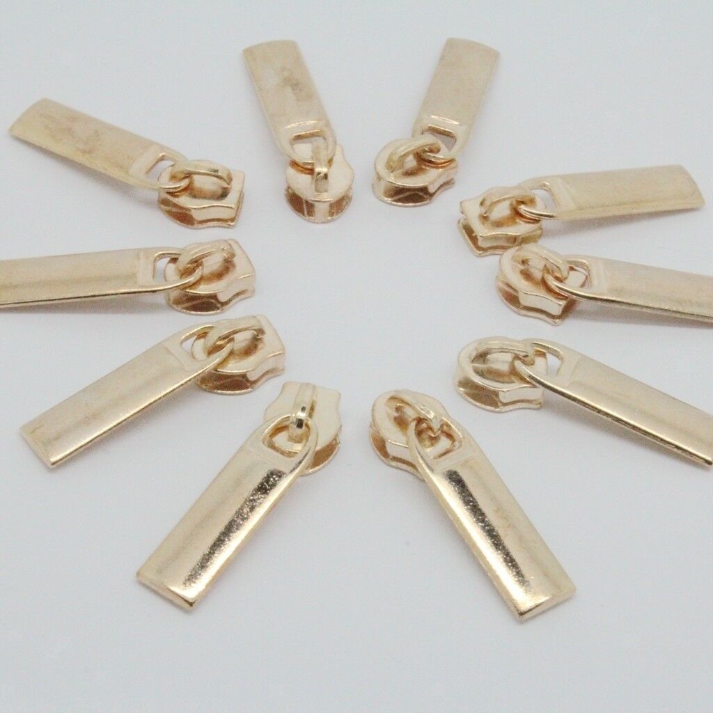10pcs 25mm Zip Puller/Zipper Pull Sliders Replacement Head Zipper Repair Kit