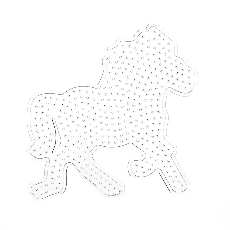 1 Pcs Pegboards for DIY Beads Hama Fuse Beads Clear Horse Design Board  TwDEAU