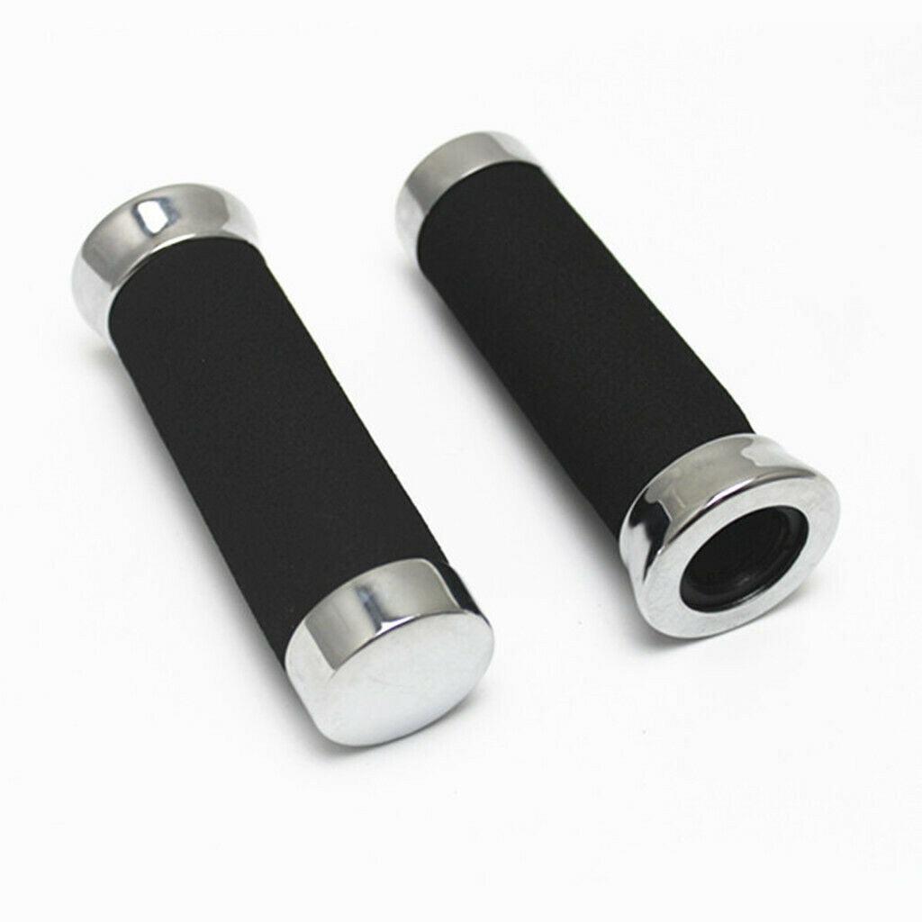 2pcs Black Replacement Handle Grips for 22mm 7/8 '' Motorcycle Repair