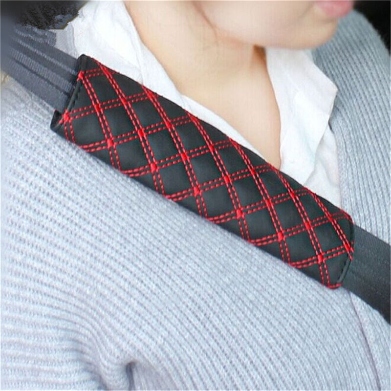 2Pcs Car Safety t Belt Shoulder Pads Cover Cushion Harness Pad Protecto.l8