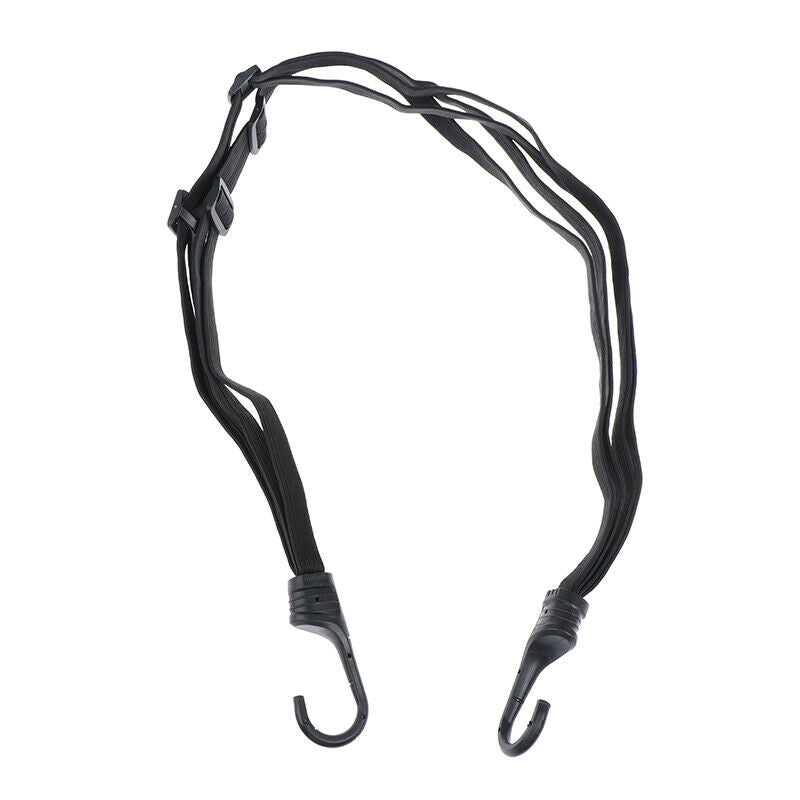 2 Hooks Motorcycle Helmet Straps Luggage Retractable Elastic Rope Fixed S.l8